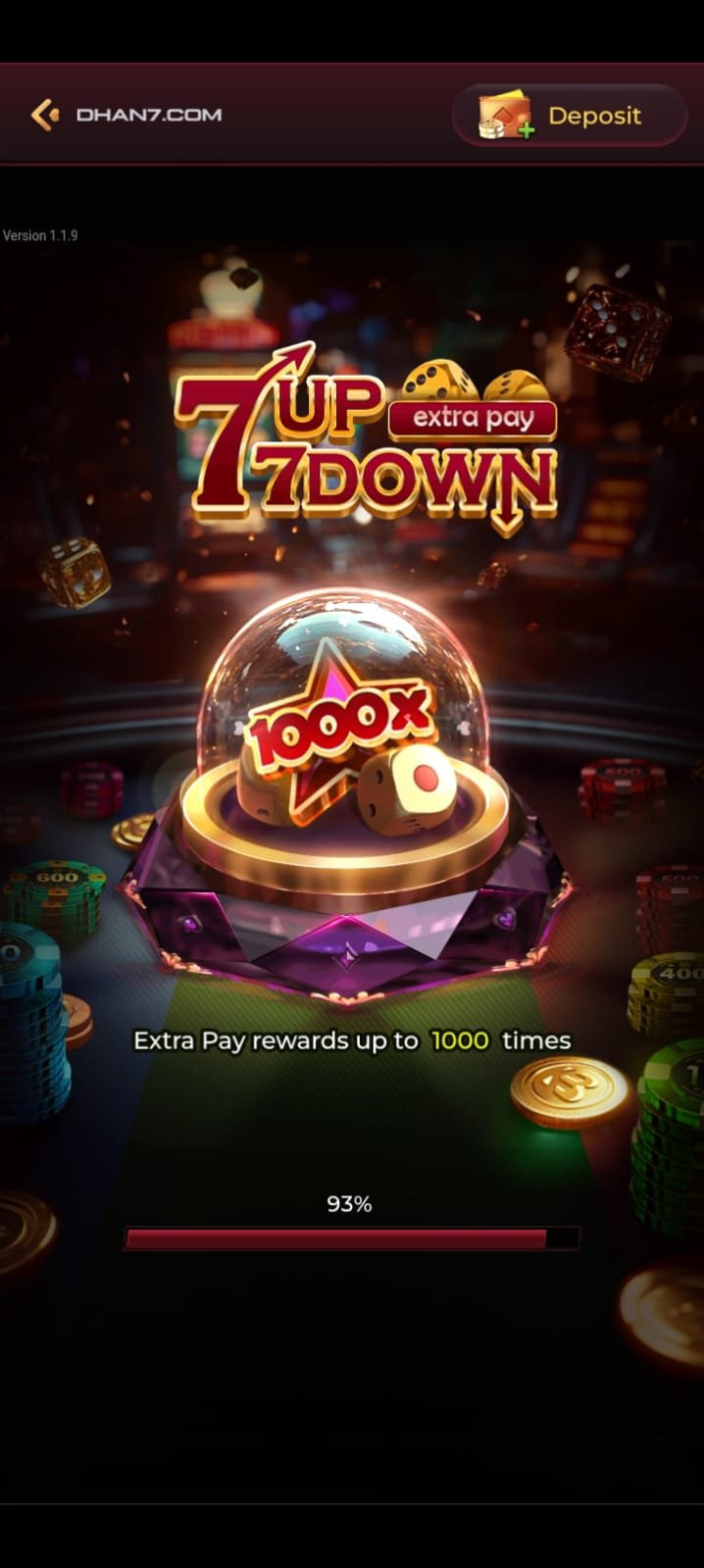 dhan7 game app rewards